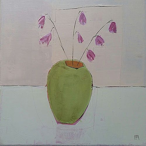 Eithne  Roberts - Pinks in Green